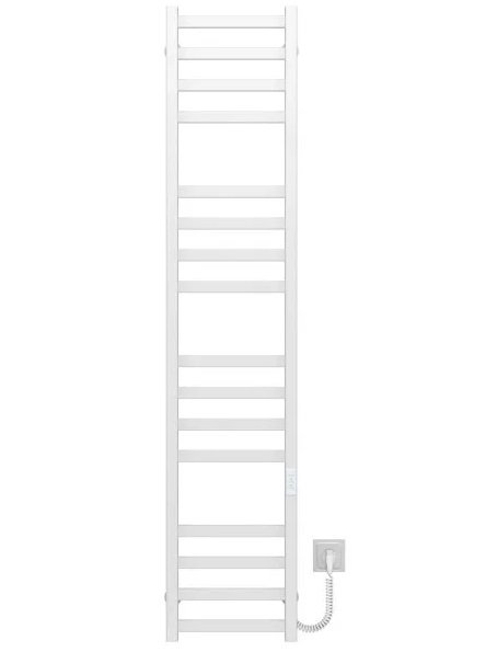 Электрический полотенцесушитель Deffi Avast П16 400х1600 правое подключение WD04 белый B.AV.160.40.16.E.W.R.4