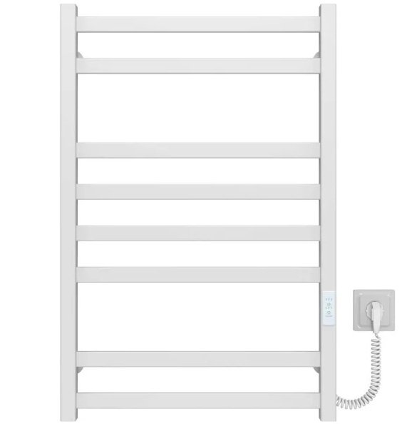 Электрический полотенцесушитель Deffi Avast П8 500х800 правое подключение WD04 белый B.AV.80.50.8.E.W.R.4