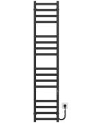 Электрический полотенцесушитель Deffi Avast П16 400х1600 правое подключение JD04 черный B.AV.160.40.16.E.B.R.2