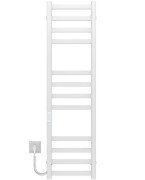 Електрична сушарка для рушників Deffi Avast П12 450х1200 ліве підключення WD04 білий B.AV.120.45.12.E.W.L.4