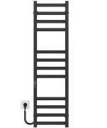 Сушарка для рушників електрична Deffi Avast П12 450х1200 ліве підключення JD04 чорний B.AV.120.45.12.E.B.L.2