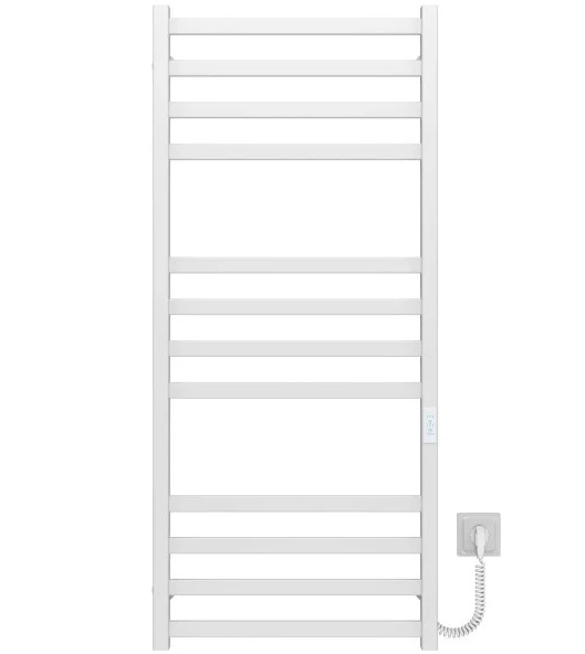 Электрический полотенцесушитель Deffi Avast П12 500х1200 правое подключение WD04 белый B.AV.120.50.12.E.W.R.4