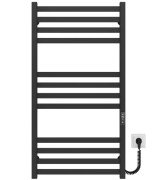 Электрический полотенцесушитель Deffi Avast П12 500х1000 правое подключение JD04 черный B.AV.100.50.12.E.B.R.2