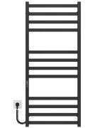 Електрична сушарка для рушників Deffi Avast П12 500х1200 ліве підключення JD04 чорний B.AV.120.50.12.E.B.L.2