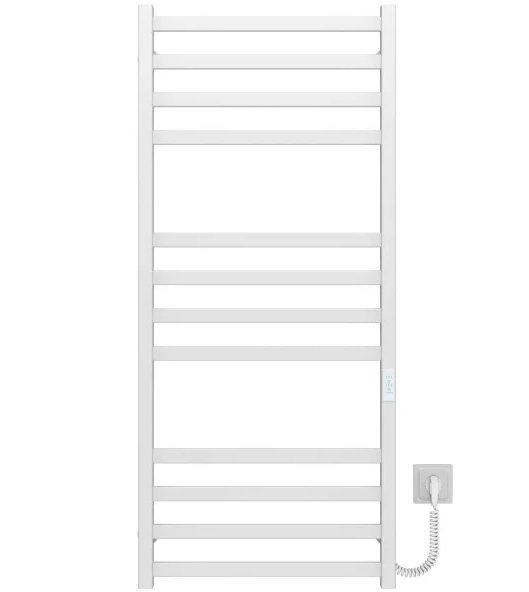 Электрический полотенцесушитель Deffi Avast П12 500х1200 правое подключение WD04 белый B.AV.120.50.12.E.W.R.4