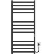 Электрический полотенцесушитель Deffi Avast П12 500х1200 правое подключение JD04 черный B.AV.120.50.12.E.B.R.2