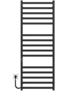Електрична сушарка для рушників Deffi Avast П15 500х1400 ліве підключення JD04 чорний B.AV.140.50.15.E.B.L.2