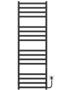 Электрический полотенцесушитель Deffi Avast П16 600х1600 правое подключение JD04 черный B.AV.160.60.16.E.B.R.2