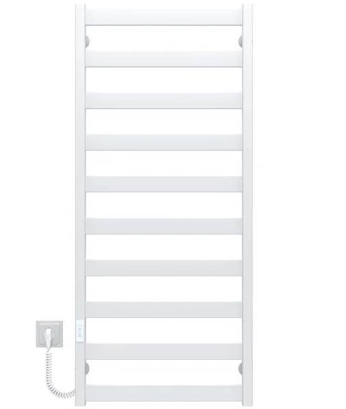 Електрична сушарка для рушників Deffi Harmony П10 400х1200 ліве підключення WD04 білий B.HR.120.40.10.E.W.L.4