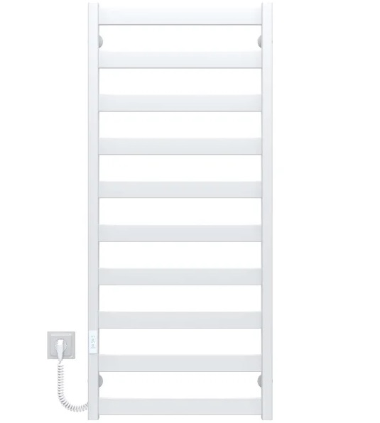 Електрична сушарка для рушників Deffi Harmony П10 450х1200 ліве підключення WD04 білий B.HR.120.45.10.E.W.L.4