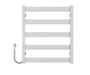 Электрический полотенцесушитель Deffi Harmony П5 500х600 левое подключение WD04 белый B.HR.60.50.5.E.W.L.4