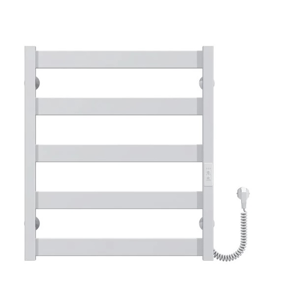 Електрична сушарка для рушників Deffi Harmony П5 500х600 праве підключення WD04 білий B.HR.60.50.5.E.W.R.4