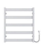 Электрический полотенцесушитель Deffi Harmony П5 500х600 правое подключение WD04 белый B.HR.60.50.5.E.W.R.4