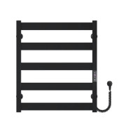 Электрический полотенцесушитель Deffi Harmony П5 500х600 правое подключение JD04 черный B.HR.60.50.5.E.B.R.2