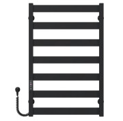 Электрический полотенцесушитель Deffi Harmony П7 500х800 левое подключение JD04 черный B.HR.80.50.7.E.B.L.2