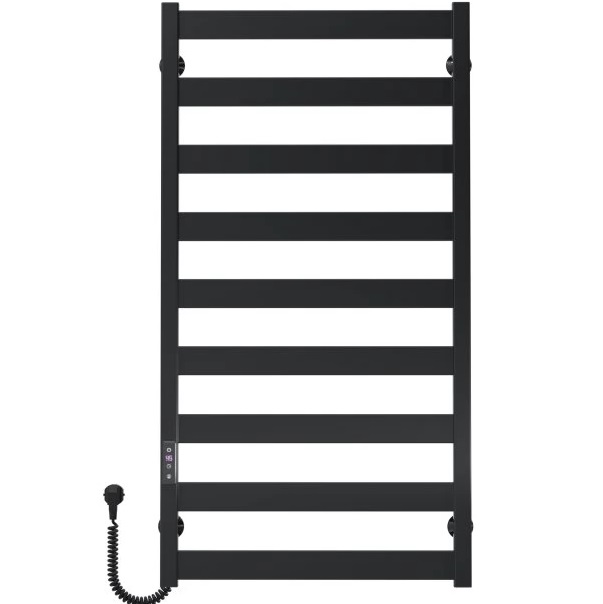 Электрический полотенцесушитель Deffi Harmony П9 500х1000 левое подключение JD04 черный B.HR.100.50.9.E.B.L.2