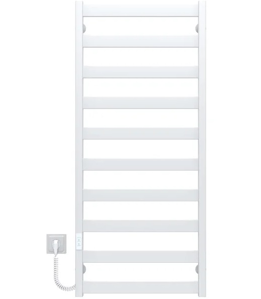 Електрична сушарка для рушників Deffi Harmony П10 500х1200 ліве підключення WD04 білий B.HR.120.50.10.E.W.L.4