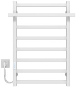 Электрический полотенцесушитель Deffi Nicolе П8 500х800 левое подключение WD04 белый B.NI.80.50.8.E.W.L.4