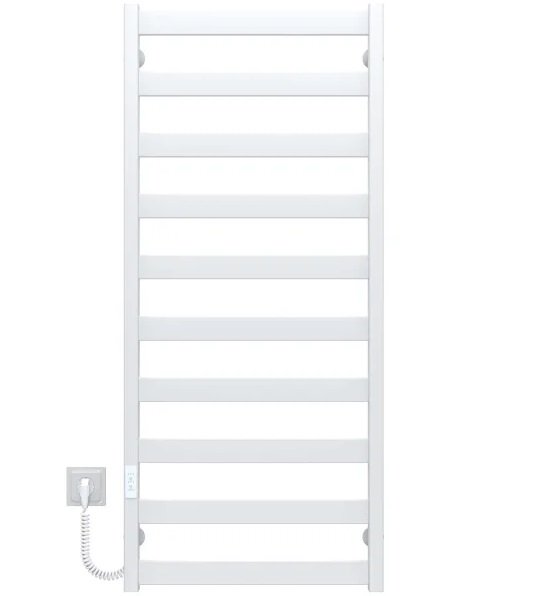 Электрический полотенцесушитель Deffi Harmony П10 450х1200 левое подключение WD04 белый B.HR.120.45.10.E.W.L.4