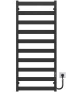 Електрична сушарка для рушників Deffi Harmony П10 450х1200 праве підключення JD04 чорний B.HR.120.45.10.E.B.R.2