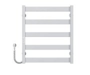 Электрический полотенцесушитель Deffi Harmony П5 500х600 левое подключение WD04 белый B.HR.60.50.5.E.W.L.4