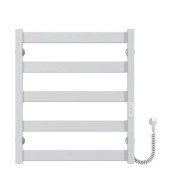 Электрический полотенцесушитель Deffi Harmony П5 500х600 правое подключение WD04 белый B.HR.60.50.5.E.W.R.4