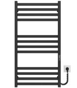 Электрический полотенцесушитель Deffi Avast П12 600х1000 правое подключение JD04 черный B.AV.100.60.12.E.B.R.2