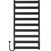 Електрична сушарка для рушників Deffi Harmony П9 500х1000 ліве підключення JD04 чорний B.HR.100.50.9.E.B.L.2