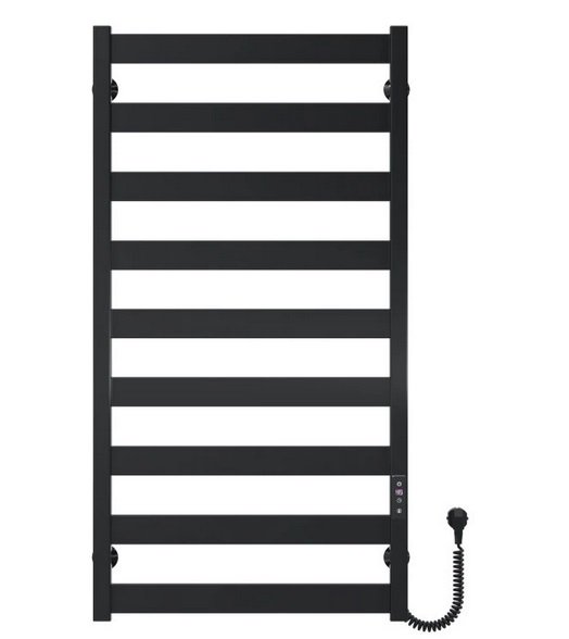 Электрический полотенцесушитель Deffi Harmony П9 500х1000 правое подключение JD04 черный B.HR.100.50.9.E.B.R.2