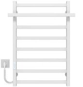 Электрический полотенцесушитель Deffi Nicolе П8 500х800 левое подключение WD04 белый B.NI.80.50.8.E.W.L.4