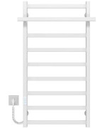 Електрична сушарка для рушників Deffi Nicolе П9 500х1000 ліве підключення WD04 білий B.NI.100.50.9.E.W.L.4