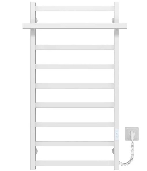 Електрична сушарка для рушників Deffi Nicolе П9 500х1000 праве підключення WD04 білий B.NI.100.50.9.E.W.R.4