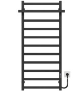 Електрична сушарка для рушників Deffi Nicolе П11 500х1200 праве підключення JD04 чорний B.NI.120.50.11.E.B.R.2