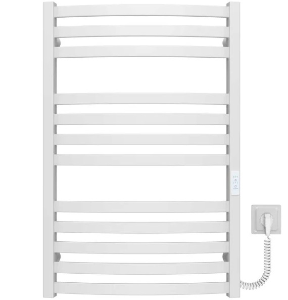 Электрический полотенцесушитель Deffi Adriana П12 500х800 правое подключение WD04 белый B.AR.80.50.12.E.W.R.4