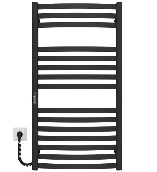 Электрический полотенцесушитель Deffi Adriana П15 500х1000 левое подключение JD04 черный B.AR.100.50.15.E.B.L.2