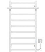 Електрична сушарка для рушників Deffi Nicolе П9 500х1000 праве підключення WD04 білий B.NI.100.50.9.E.W.R.4