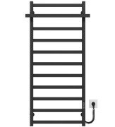 Електрична сушарка для рушників Deffi Nicolе П11 500х1200 праве підключення JD04 чорний B.NI.120.50.11.E.B.R.2