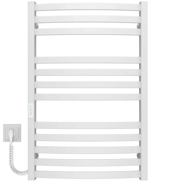 Электрический полотенцесушитель Deffi Adriana П12 500х800 левое подключение WD04 белый B.AR.80.50.12.E.W.L.4