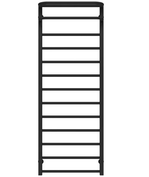 Сушка для рушників водяна Deffi Lux Hotel П13 600х1400 бічне праве підключення чорний A.LH.140.60.13.B.C