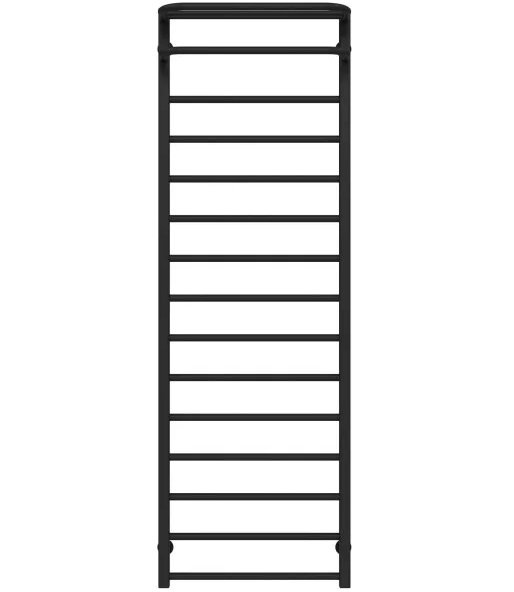 Полотенцесушитель водяной Deffi Lux Hotel П15 600х1600 боковое левое подключение черный A.LH.160.60.15.B.B