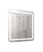 Зеркало в ванную комнату Мойдодыр Tina 70x80 см с LED подсветкой 00-0009228