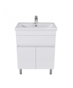 Тумба напольная Мойдодыр City White 70 с раковиной Cosmopolitan ДСП белый глянец 00-0008074