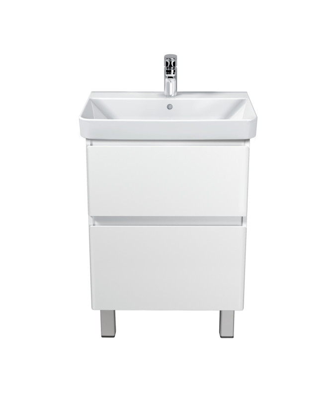 Тумба Мийдодир Палермо 50-U з раковиною Vivace ДСП/МДФ білий глянець 00-0009154