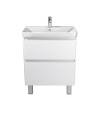 Тумба Мойдодыр Палермо 70-U с раковиной Vivace ДСП/МДФ белый глянец 00-0009155