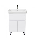 Тумба напольная Мойдодыр City White 60 с раковиной Vivace ДСП белый глянец 00-0008657
