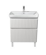 Тумба Мийдодир Fluffy 70-U з раковиною Vivace ДСП/МДФ білий мат 00-0009157