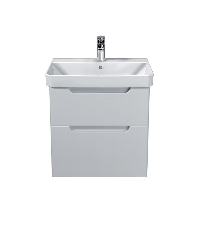 Тумба підвісна Мийдодир Malaga 60-A з раковиною Vivace ДСП/МДФ білий глянець 00-0009159