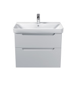 Тумба підвісна Мийдодир Malaga 70-A з раковиною Vivace ДСП/МДФ білий глянець 00-0009160