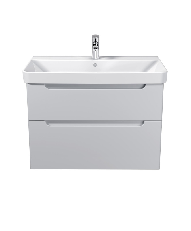 Тумба підвісна Мийдодир Malaga 80-A з раковиною Vivace ДСП/МДФ білий глянець 00-0009161