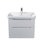 Тумба підвісна Мийдодир Malaga 70-A з раковиною Vivace ДСП/МДФ білий глянець 00-0009160